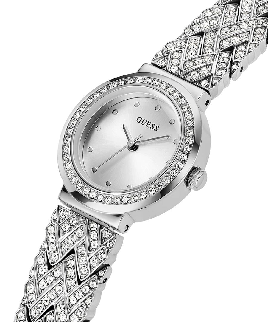 Orologio Donna Guess Quarzo Solo Tempo Zirconi Acciaio GW0476L1
