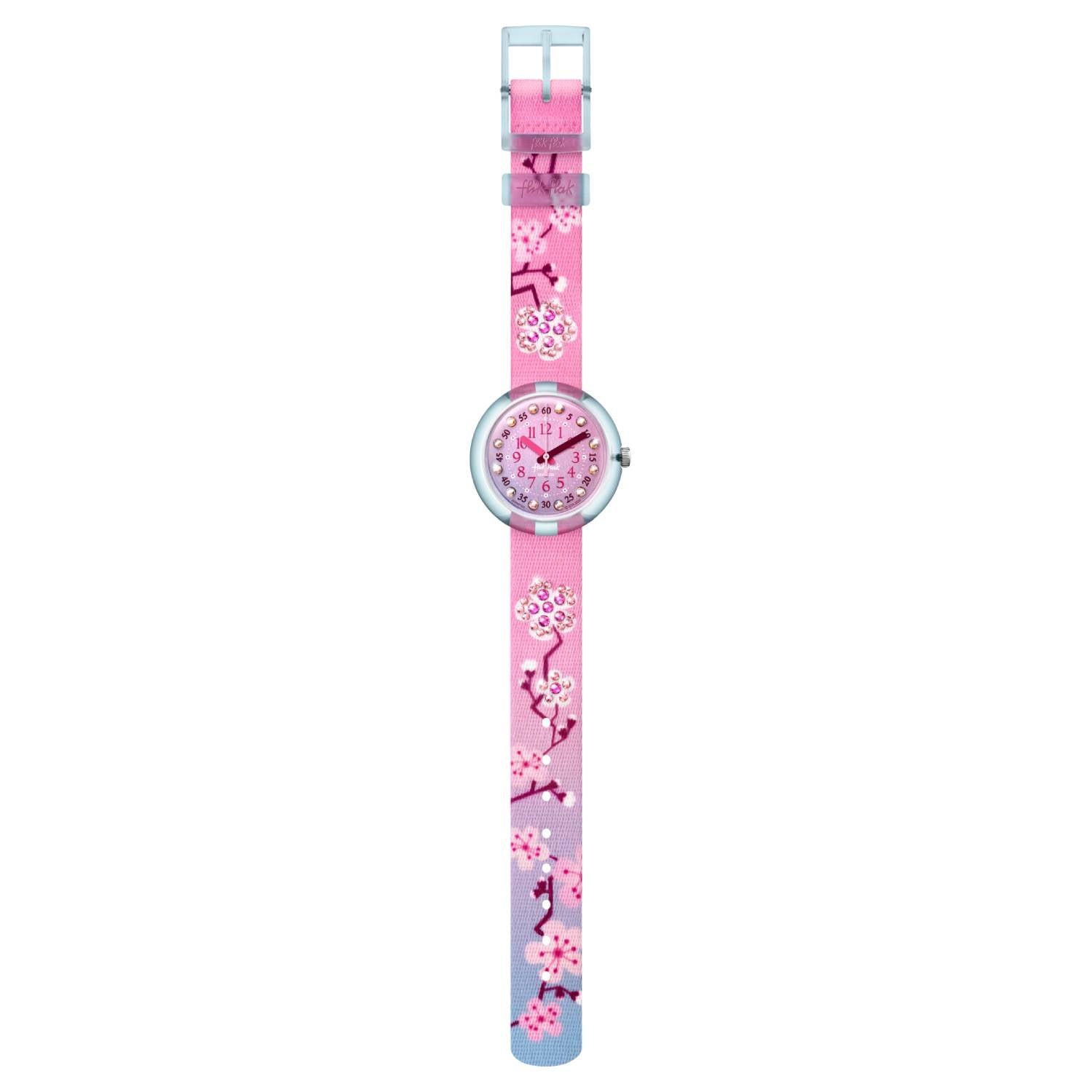 Orologio Swatch Bambina Flik Flak Rosa Solo Tempo FPNP102