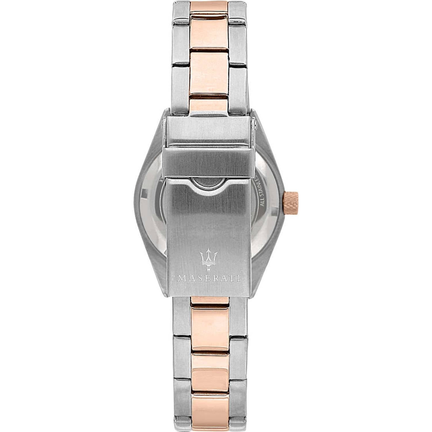 Orologio Donna Maserati Quarzo Solo Tempo Zirconi Acciaio Bicolore R8853100507