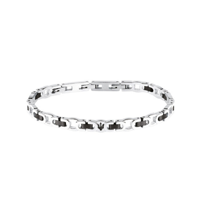 Bracciale Maserati Uomo Acciaio e PVD nero  JM425AVD98
