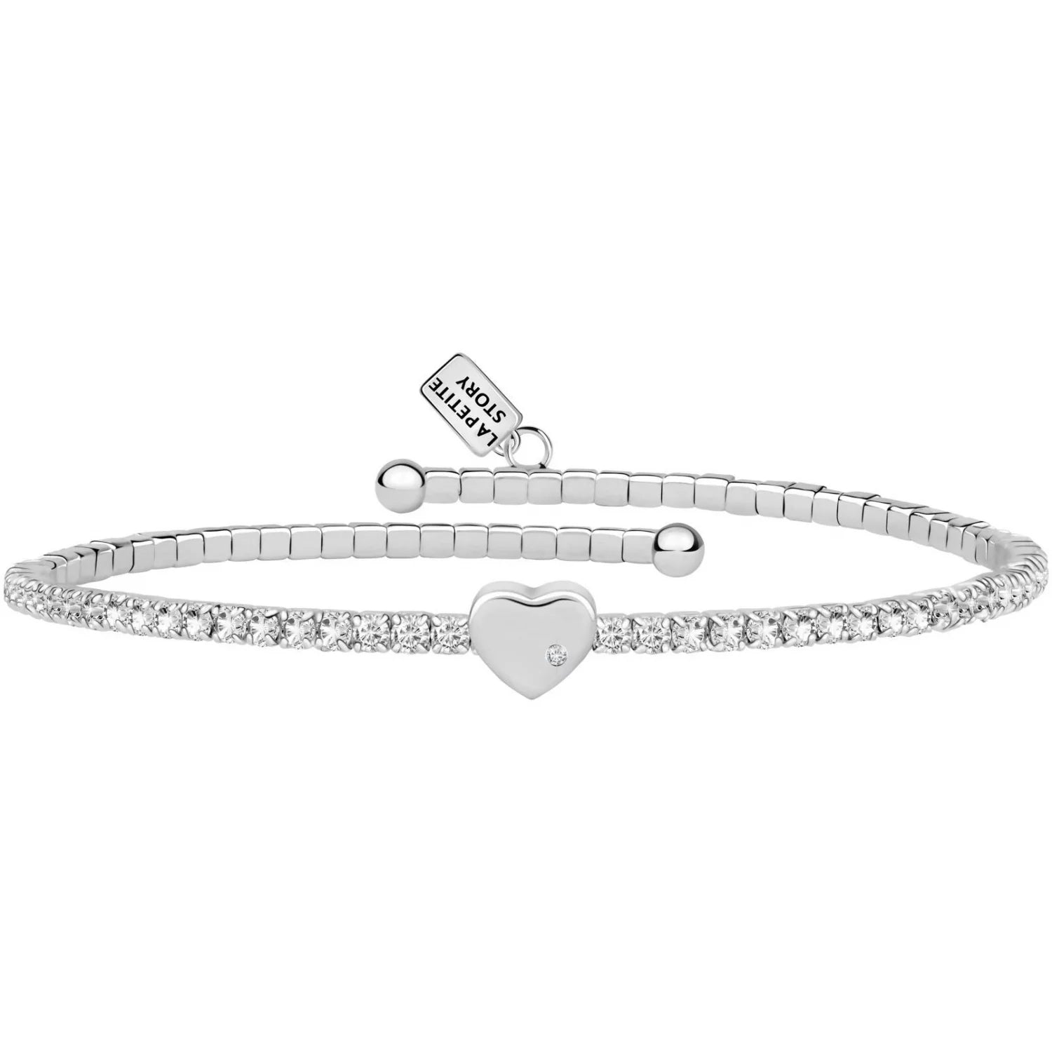 Bracciale Donna La Petite Story Ottone Con Zirconi Bianchi Lux Bangles LPS05AQC01