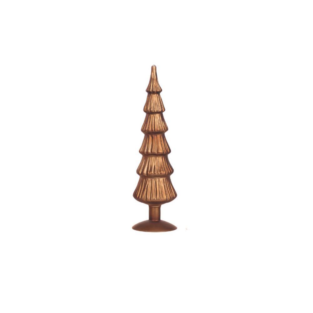 Goodwill Albero Natale Vetro Brown Opaco Lavorato P 29282/2