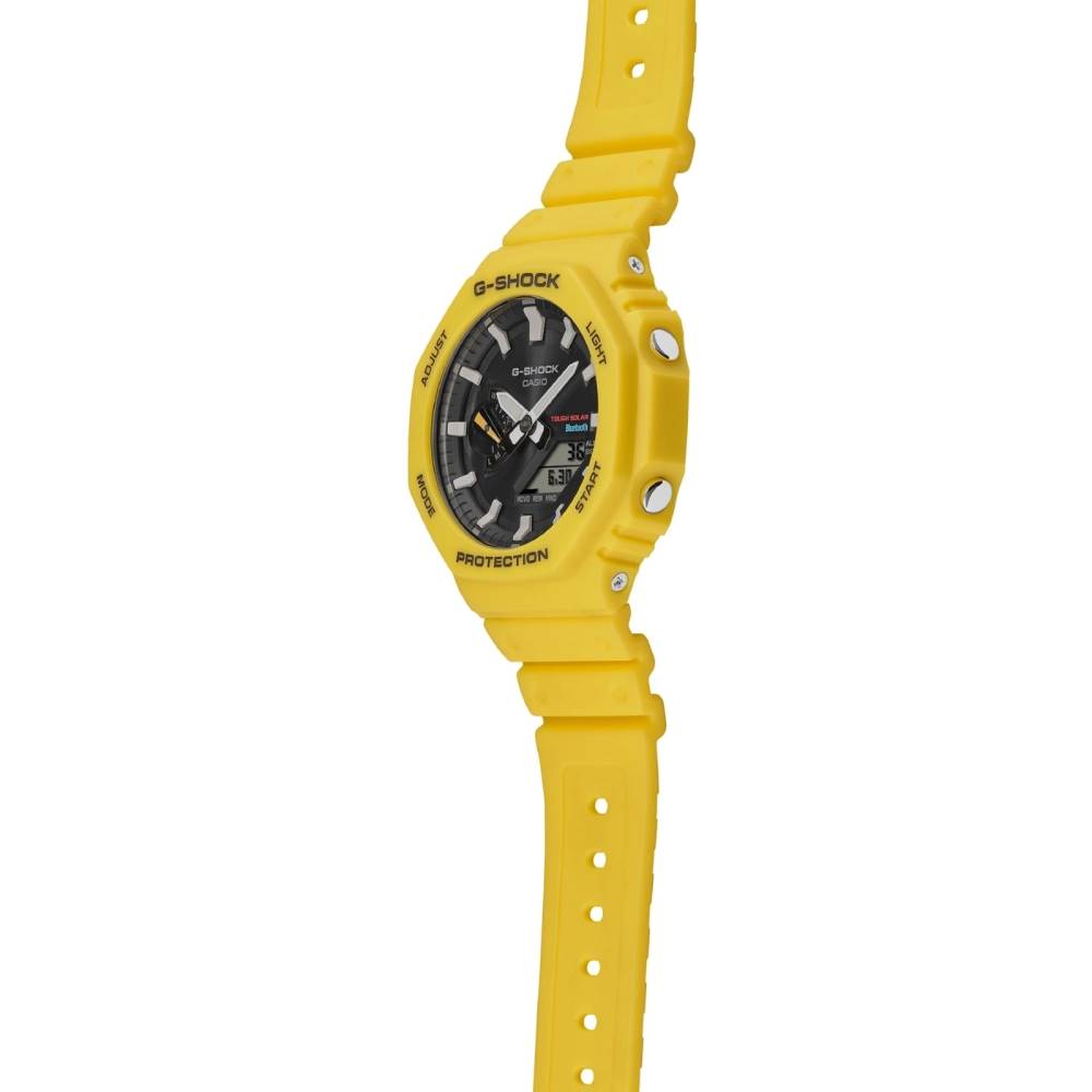 Orologio Uomo G-Shock Quarzo Digitale Analogico Giallo GA-B2100C-9AER