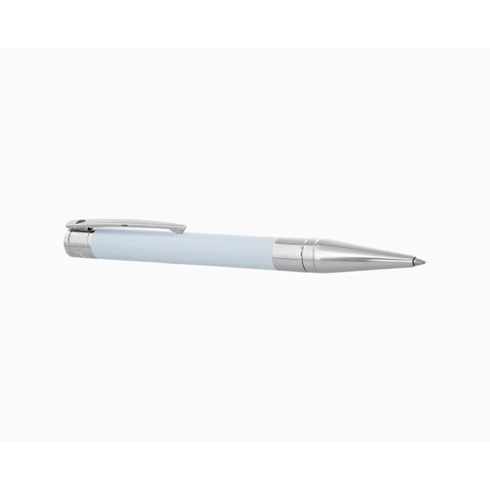 Penna Uomo Dupont Azzurro Acciaio Lucido 265279