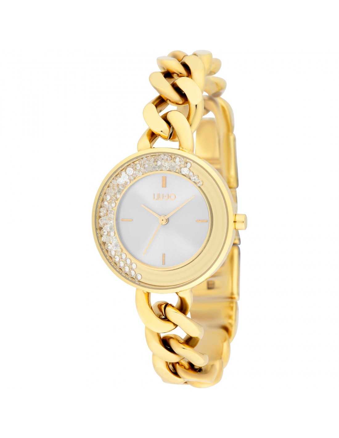 Orologio Donna Acciaio Liu Jo Luxury Dancing Zirconi Solo Tempo Quarzo