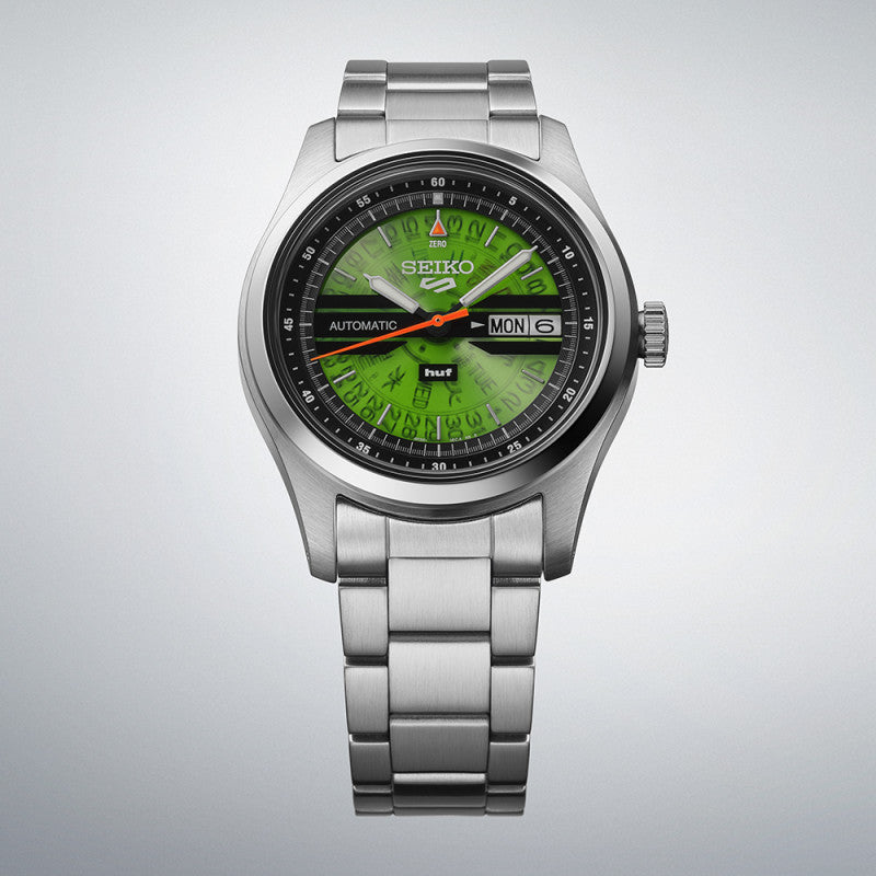 Orologio Uomo Seiko 5 HUF Edizione Limitata Acciaio Verde SRPM09k1