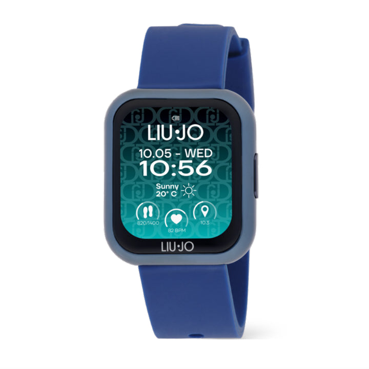 Orologio Uomo Liu Jo Smartwatch Voice Acciaio Blu Gomma SWLJ145