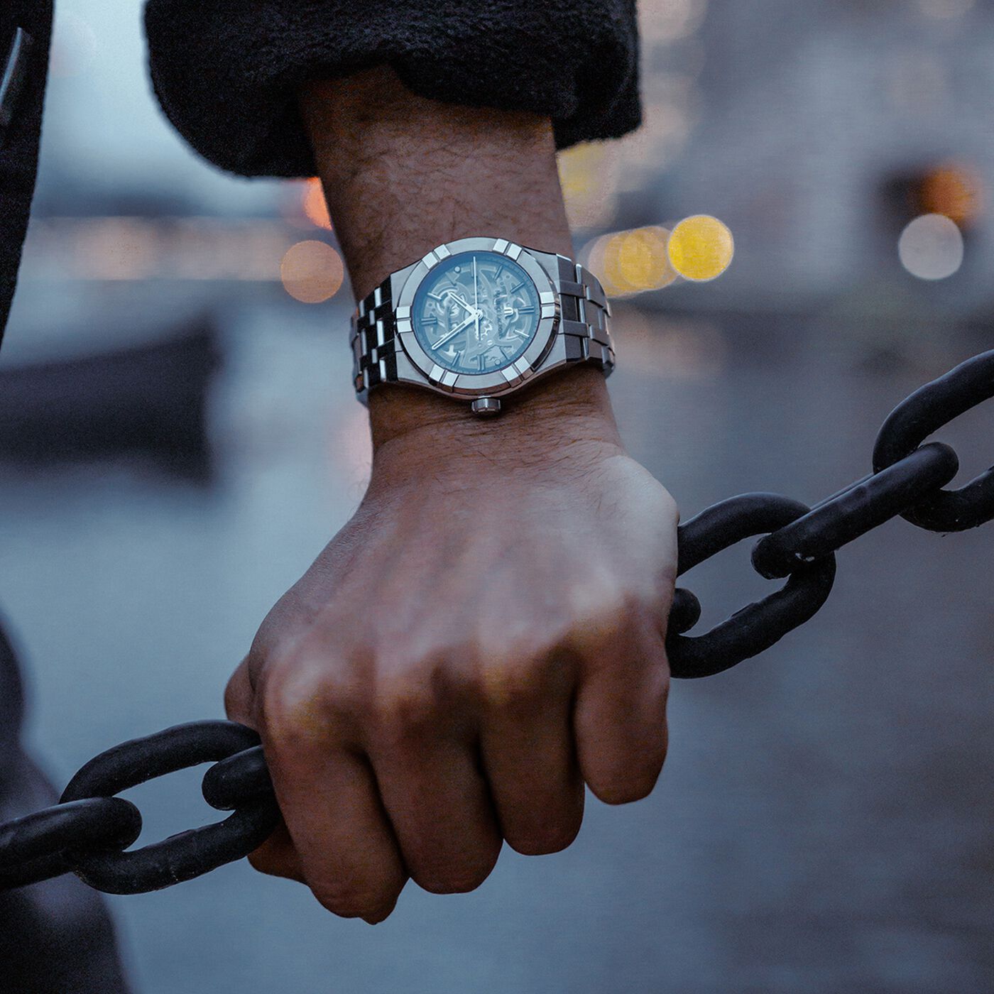 Orologio Uomo Maurice Lacroix Aikon Skeleton Automatico AI6007-SS002-030-1