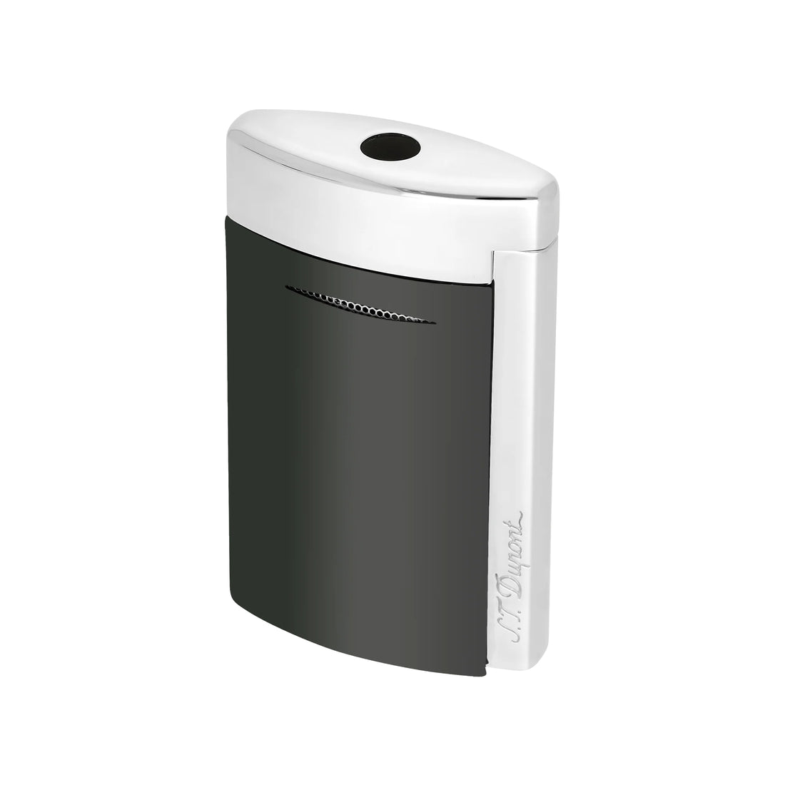 Accendino Uomo Dupont MiniJet Acciaio Lacca Nera 010885