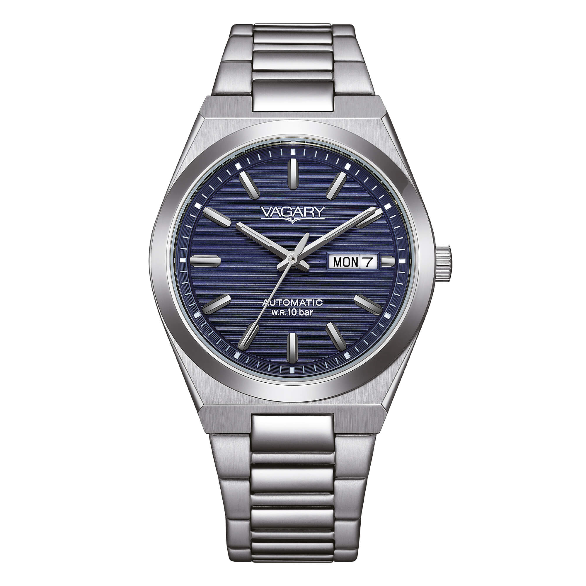 Orologio Uomo Vagary By Citizen Timeless Automatico Blu Acciaio IX3-611-71
