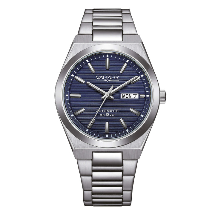 Orologio Uomo Vagary By Citizen Timeless Automatico Blu Acciaio IX3-611-71