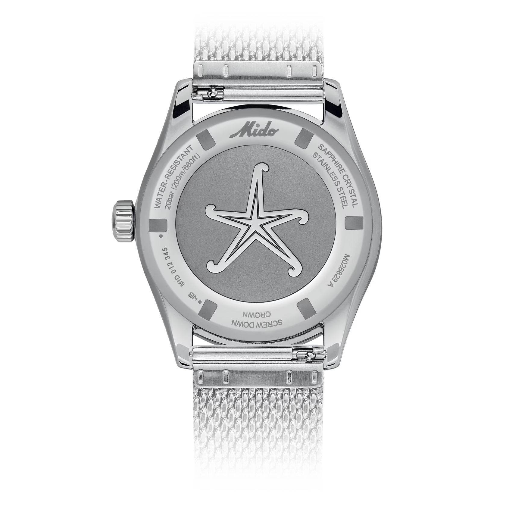 Orologio Uomo Mido Automatico GMT Ocean Star Decompression Data Nero M0268291705100