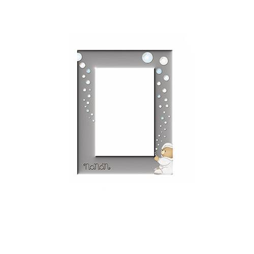 Cornice Argento Bambino Nanan Rosa cm 10X15 NCO0046
