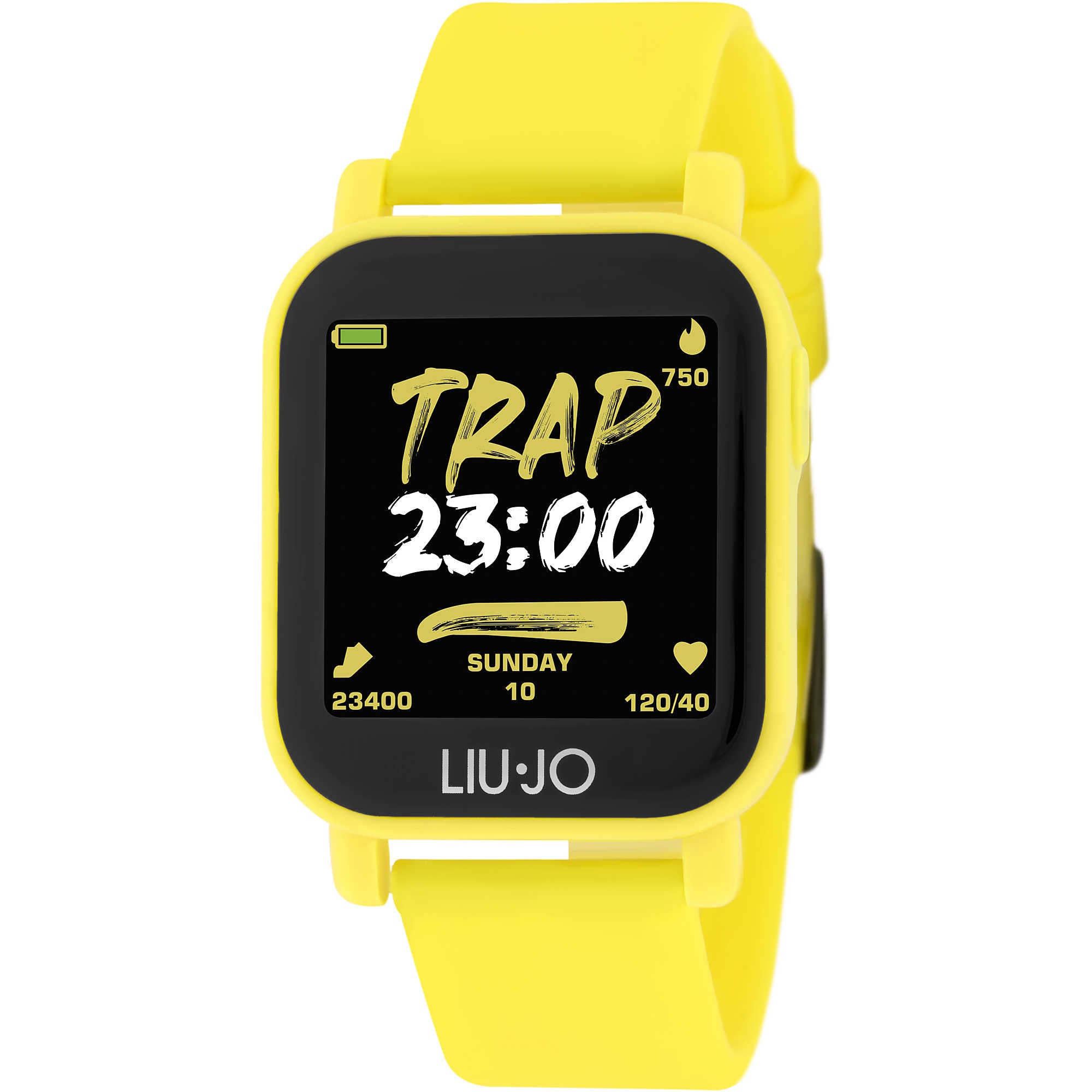 Orologio Liu Jo Donna Smartwatch Cinturino Cassa Gomma Giallo SWLJ032
