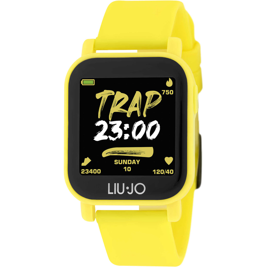 Orologio Liu Jo Donna Smartwatch Cinturino Cassa Gomma Giallo SWLJ032