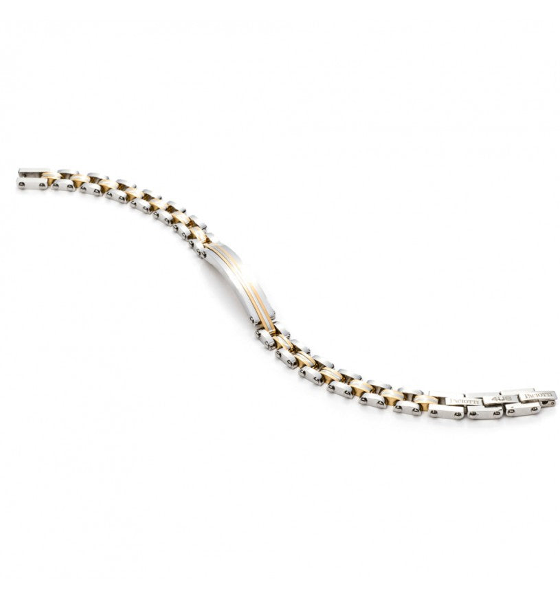 Bracciale Uomo 4US Cesare Paciotti Acciaio Bianco 4UBR5126