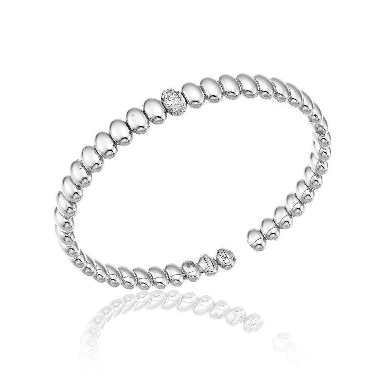 Bracciale Donna Chimento Oro Bianco 18 KT Armillas Diamanti Bianchi 1B01439B15180