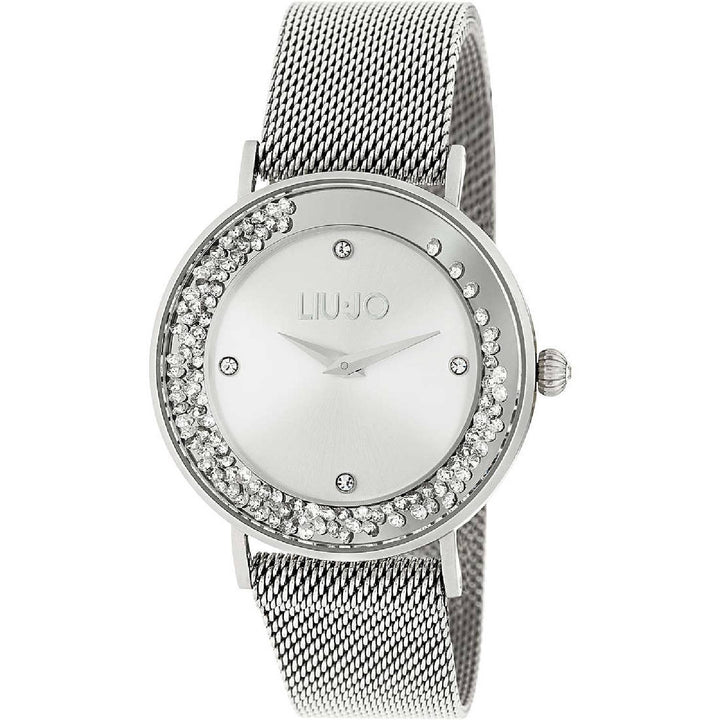 Orologio Donna Acciaio Liu Jo Luxury Dancing Bianco Zirconi Solo Tempo Quarzo