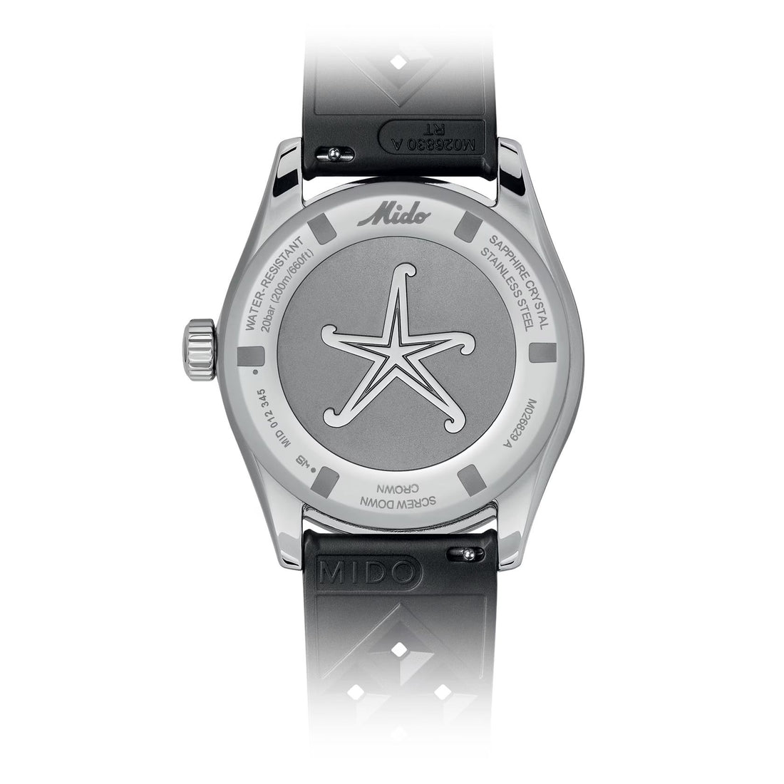 Orologio Uomo Mido Automatico GMT Ocean Star Decompression Data Nero M0268291705100