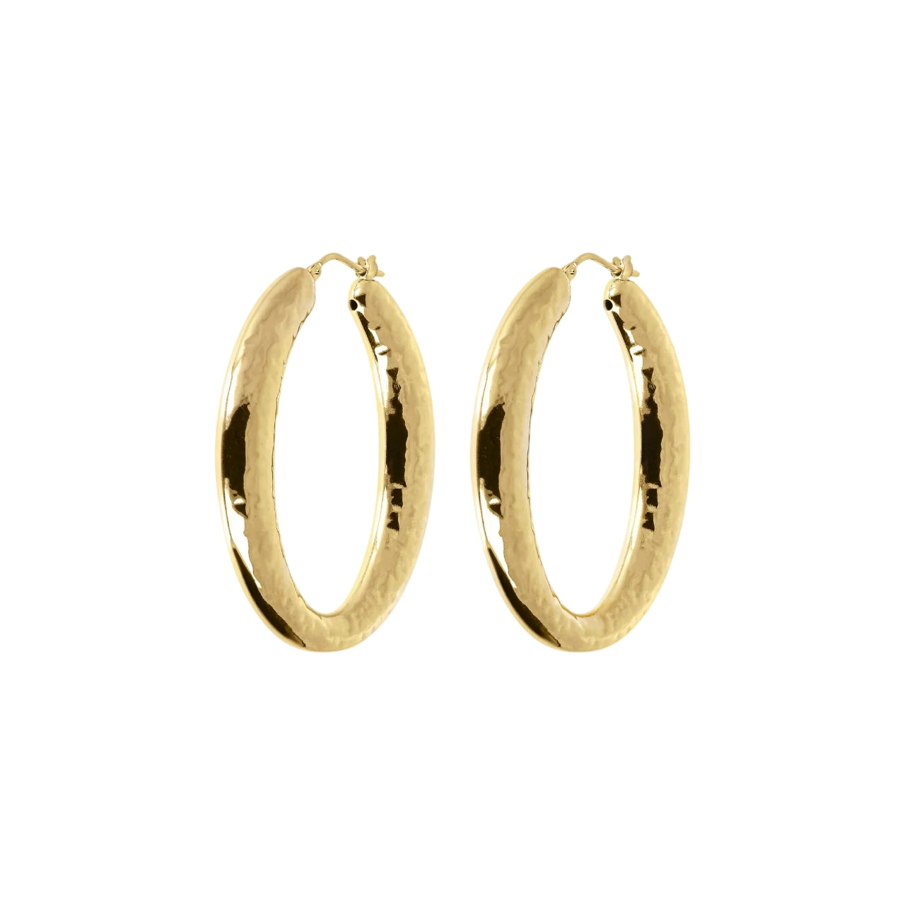 Orecchini Donna Etrusca Cerchi Bronzo Dorato Oro 18 KT WSET00557.YG