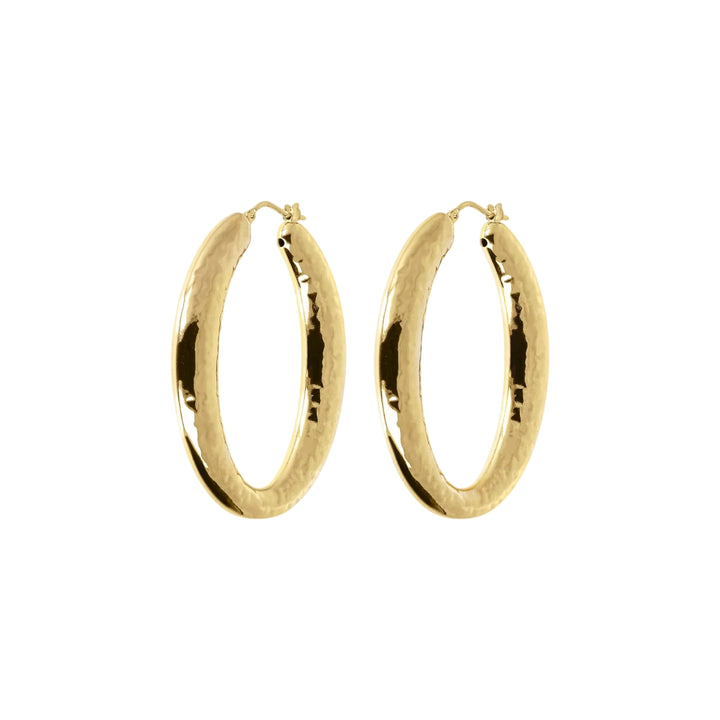 Orecchini Donna Etrusca Cerchi Bronzo Dorato Oro 18 KT WSET00557.YG