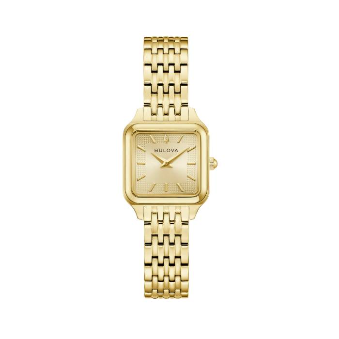 Orologio Donna Bulova Quarzo Solo Tempo Sutton Square Acciaio Dorato 97L191