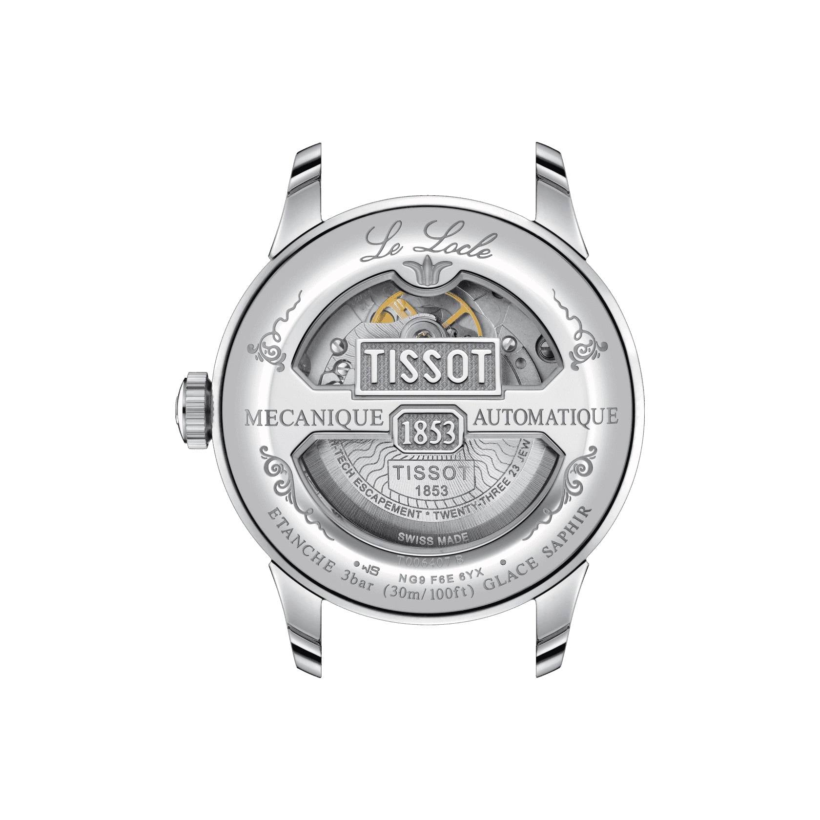 Orologio Uomo Tissot Le Locle Powermatic 80 Automatico acciaio T0064071104300