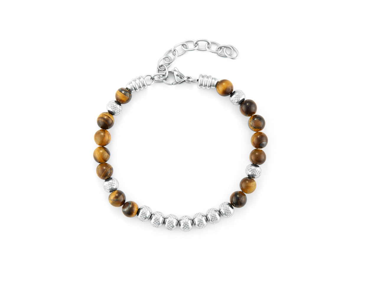 Bracciale Uomo Acciaio occhio di tigre 4US Cesare Paciotti 4UBR6751