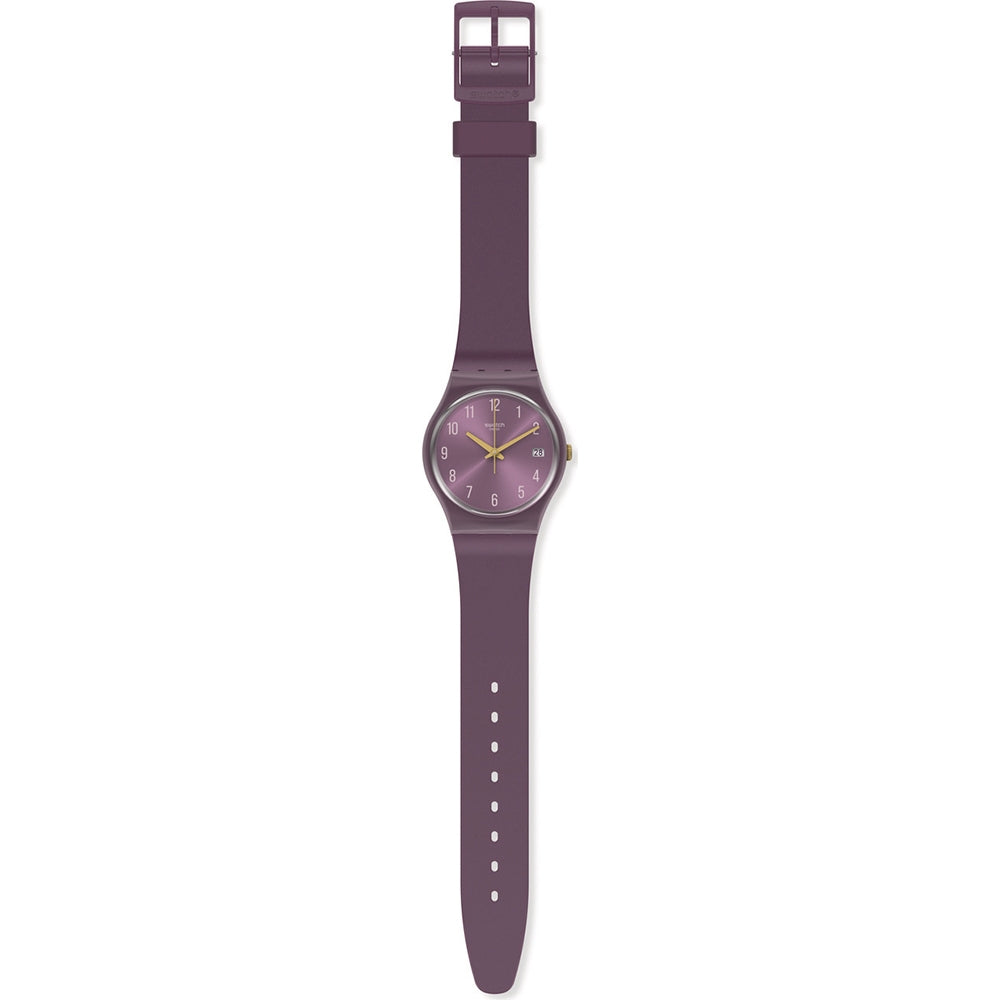 Orologio Donna Swatch Quarzo Solo Tempo Bioceramica Viola GV403