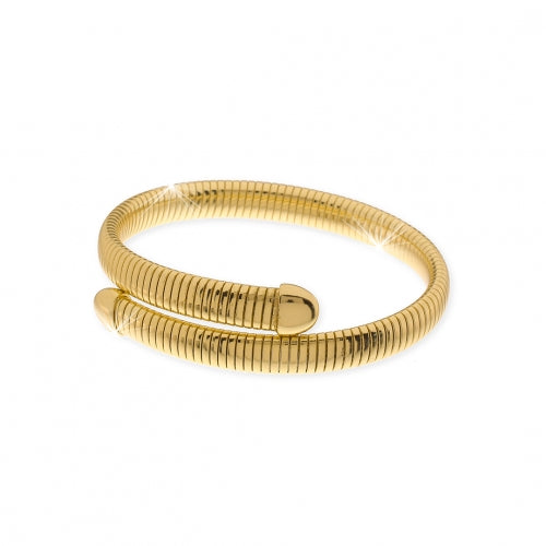 Bracciale Donna Unoaerre Bronzo Dorato Maglia Tubogas 460241