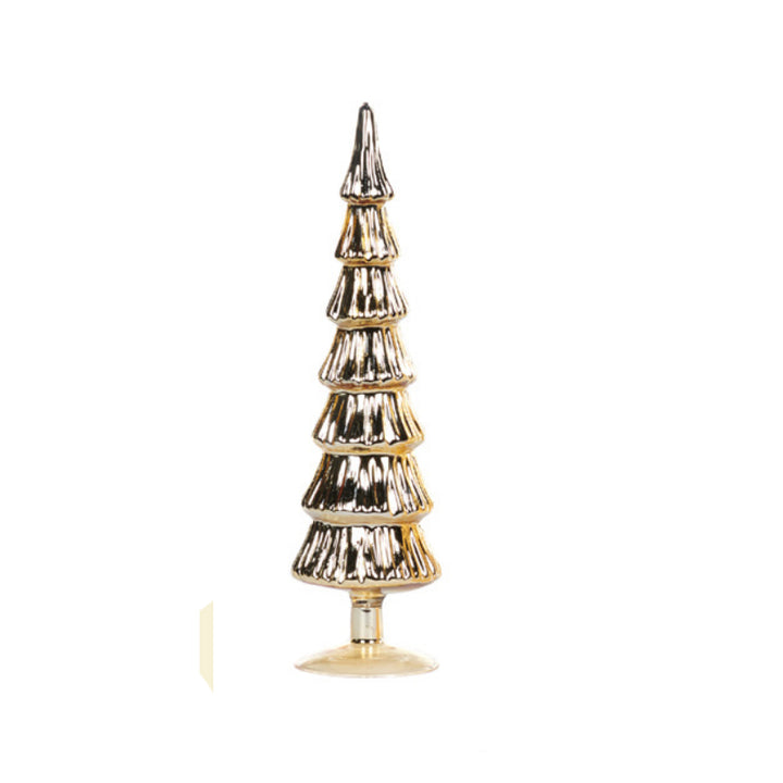 Goodwill Albero Natale Vetro Dorato Lucido P 30503/1