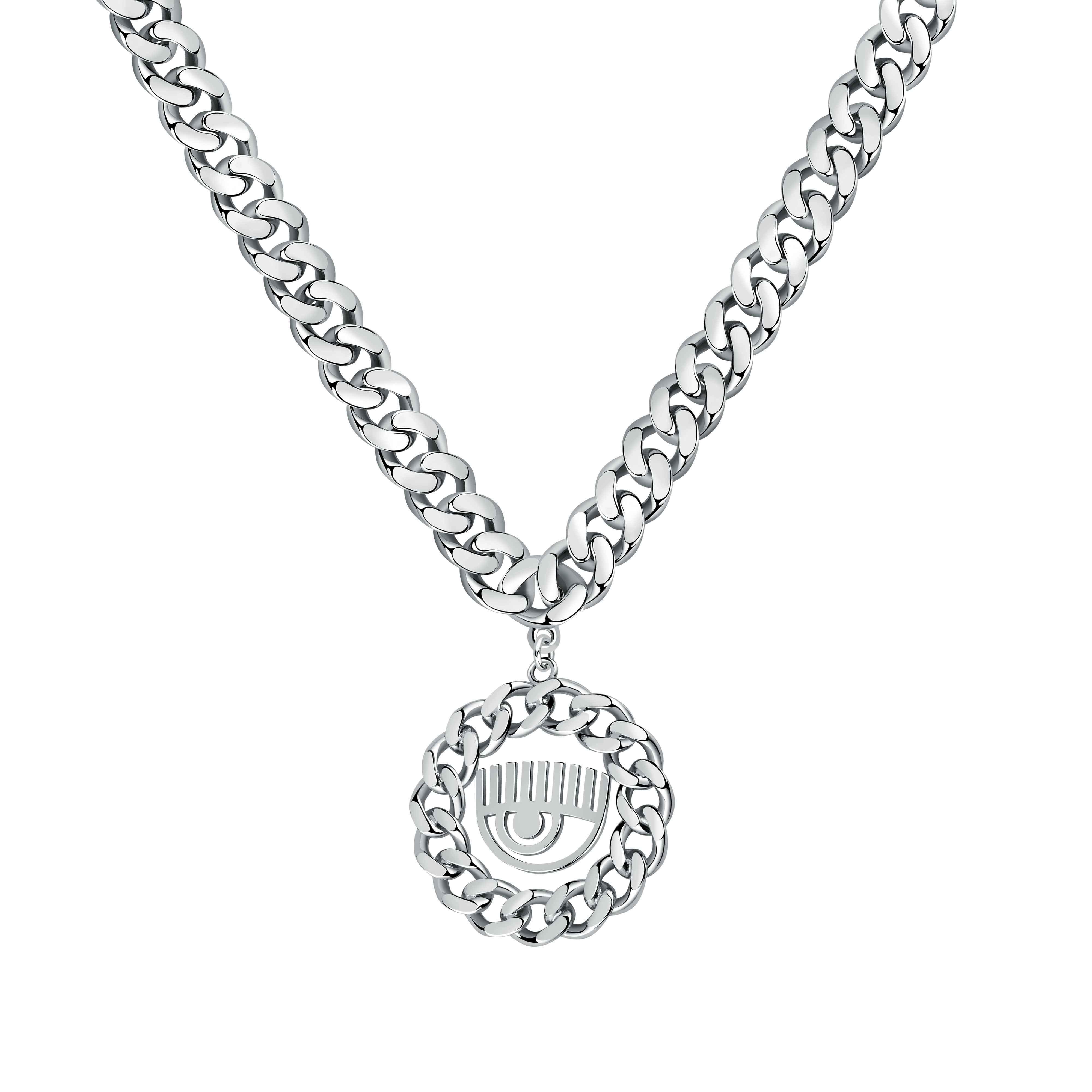Collana Donna Chiara Ferragni Catena Groumette Logo