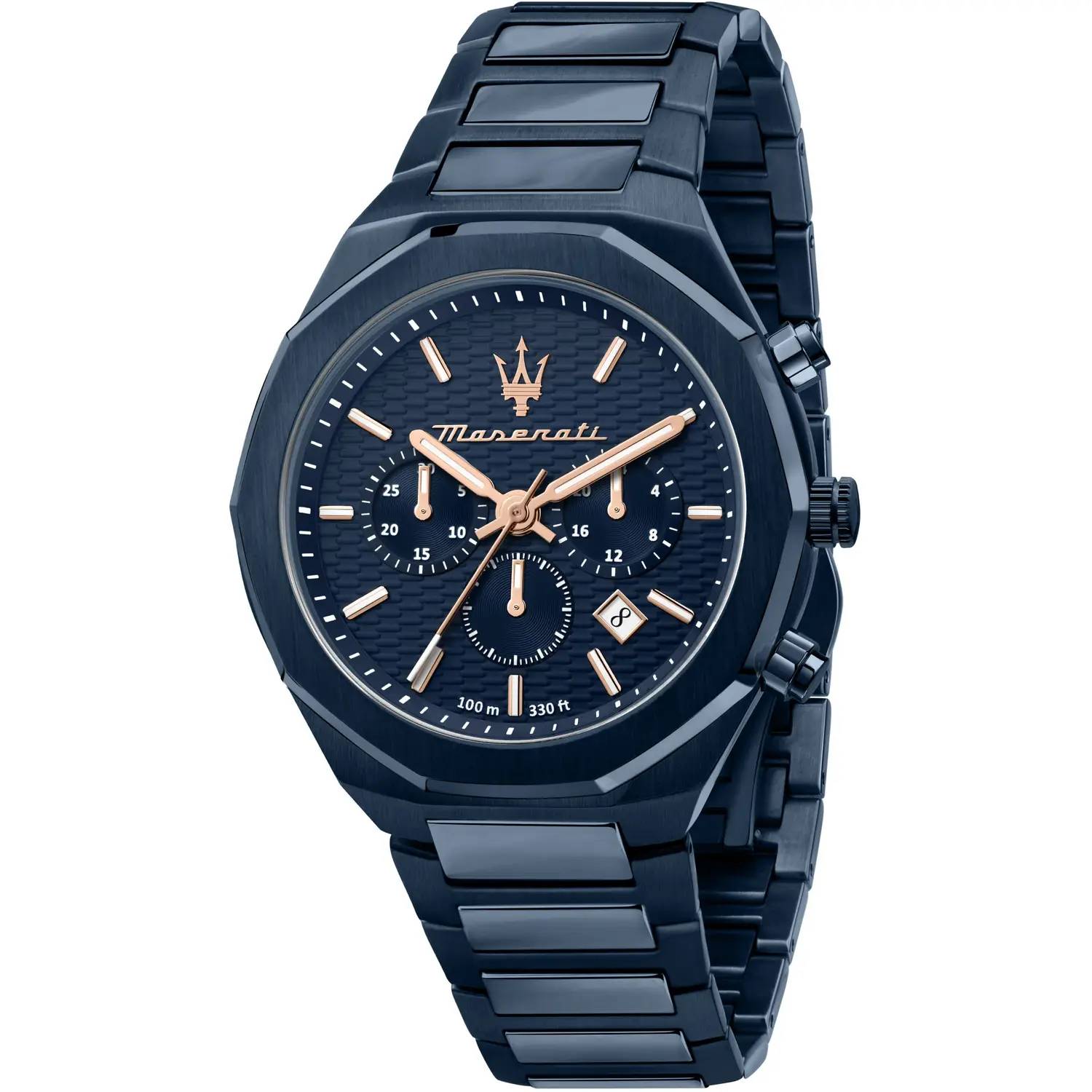 Orologio Uomo Maserati Quarzo Cronografo Acciaio Blu R8873642008