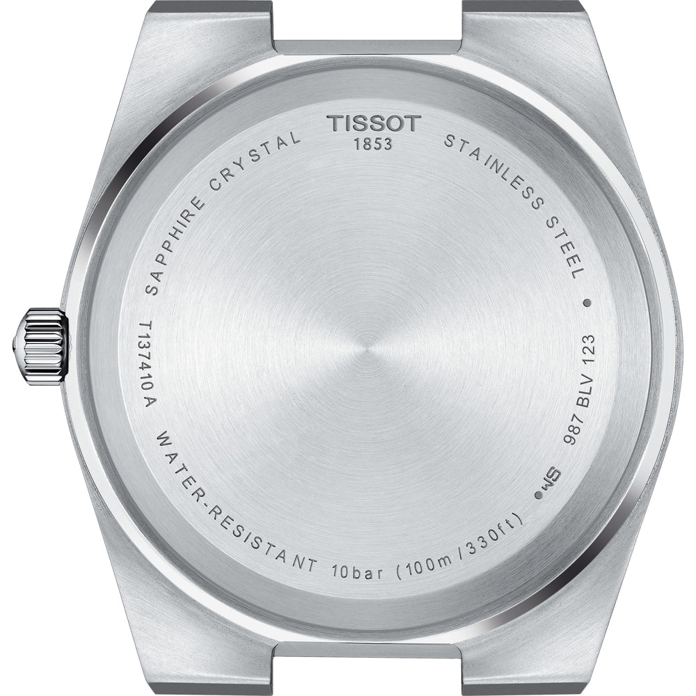 Orologio Uomo Tissot Acciaio Prx Bianco Digitale Quarzo Data T1374631103000
