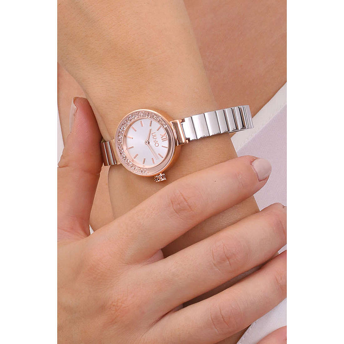 Orologio Donna Liu Jo Quarzo Solo Tempo Acciaio Bicolore Zirconi Dancing TLJ2088