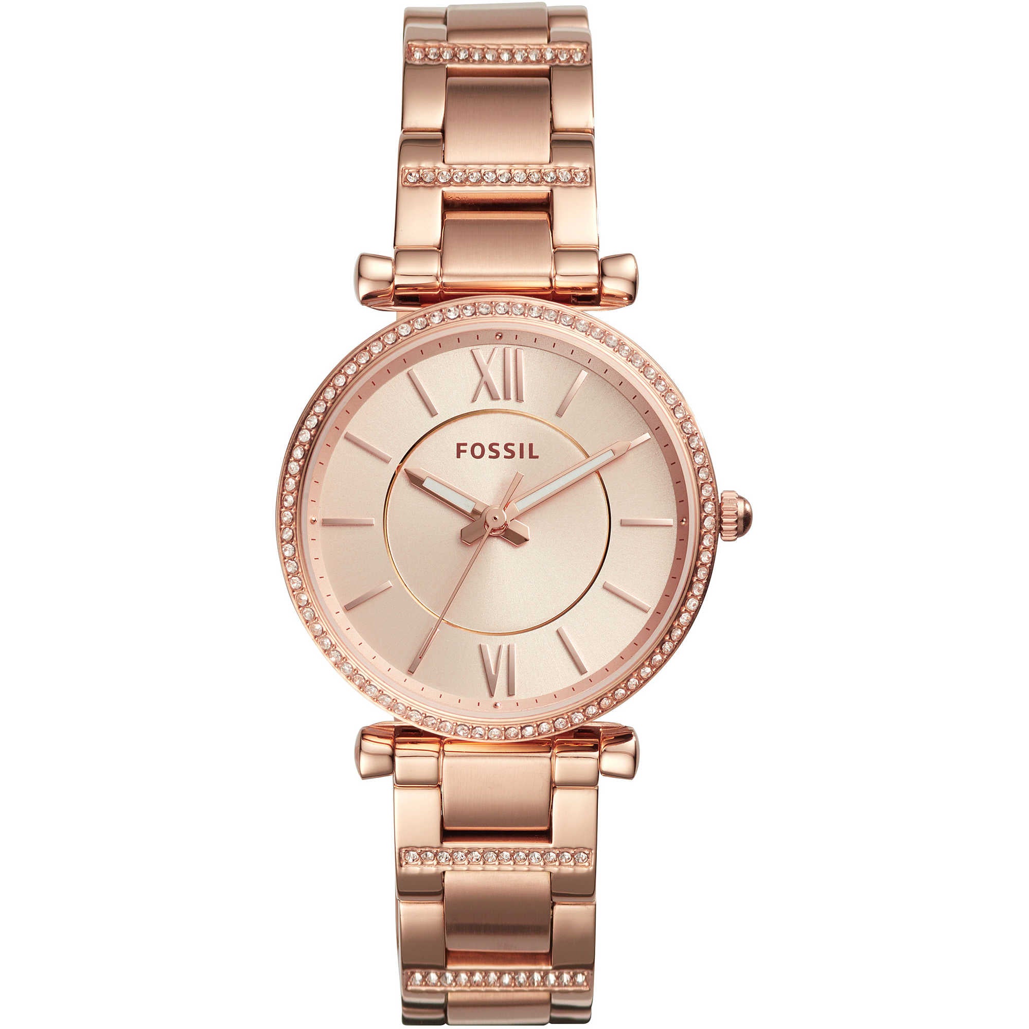 Orologio Donna Fossil solo tempo con ghiera zirconata ES4301