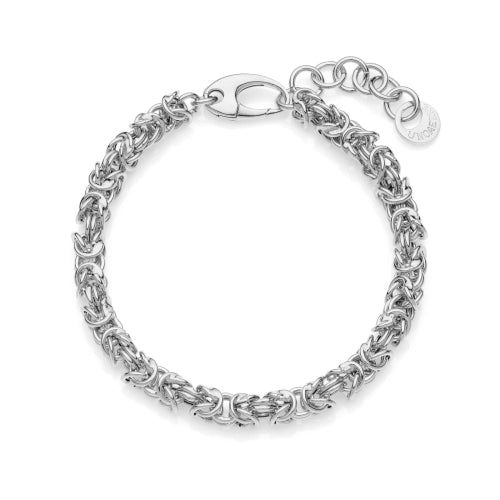Bracciale Unisex Unoaerre Argento 925 Maglia Bizantina 551044