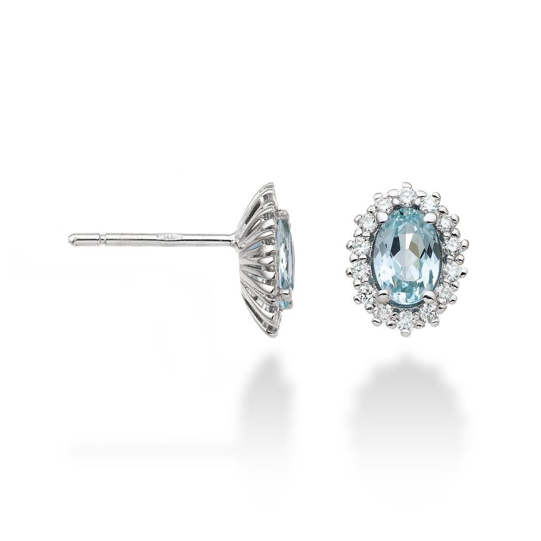 Orecchini Donna Mikiko Oro 18 KT Tormalina Paraiba 1.40 CT. Diamanti 0.26 CT. MO5068O4PAR