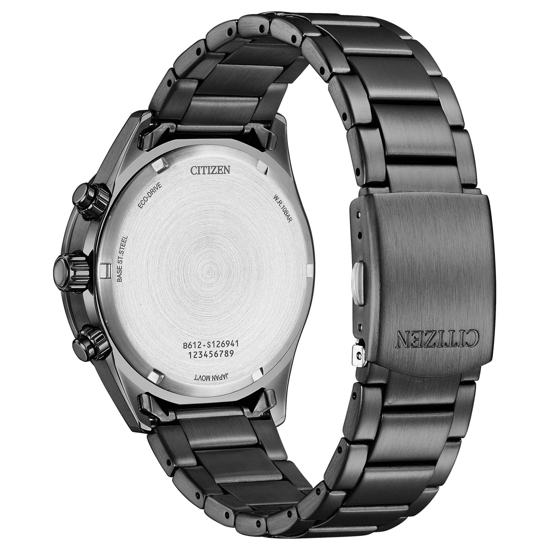 Orologio Uomo Citizen Eco Drive Cronografo Urban OF Acciaio PVD Nero CA0775-79E