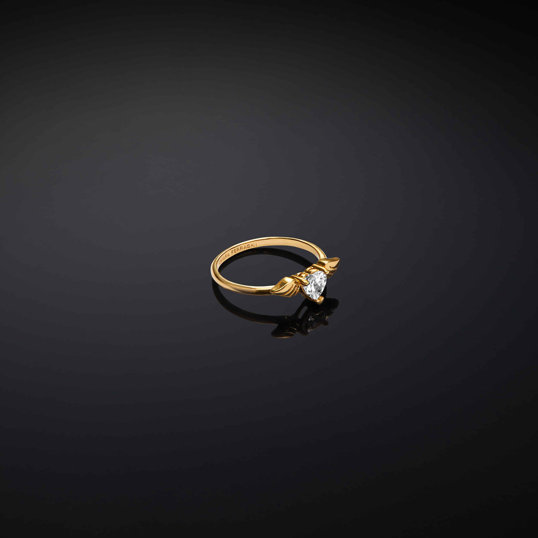 Anello Donna Chiara Ferragni Acciaio Dorato Cuore Alato J19AVH08016