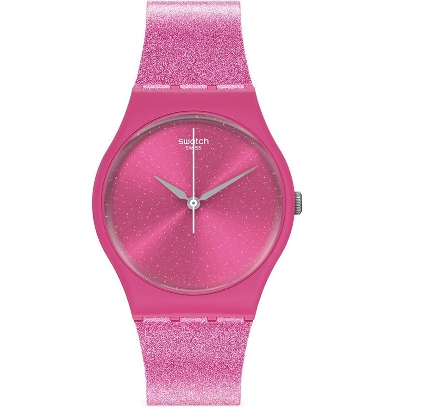 Orologio Donna Bioplastica Swatch Quarzo blu Solo Tempo SO28P101
