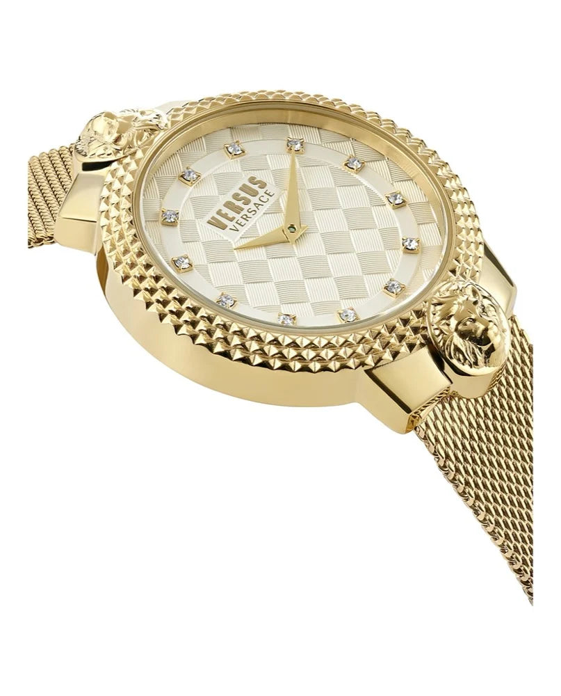 Orologio Donna Versus By Versace Quarzo Solo Tempo Acciaio Bicolore Leone VSPLK1720