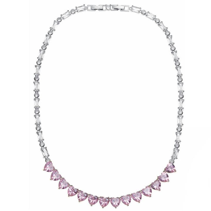 Collana Donna Ottaviani Zirconi Bianchi Rosa 501223C
