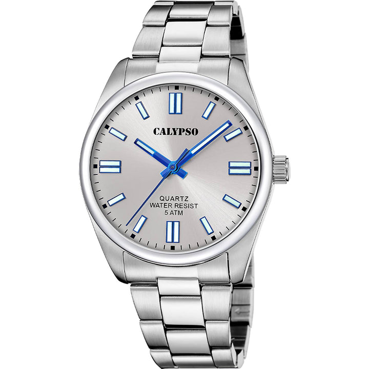 Orologio Uomo Calypso Gomma Quarzo Solo Tempo Acciaio K5862/2
