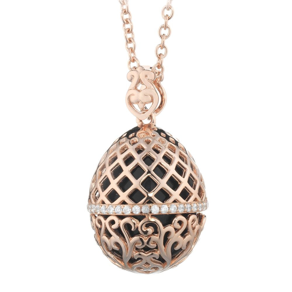 Collana Tsars in Argento con Onice e Zirconi " Alexandra"  Collection
