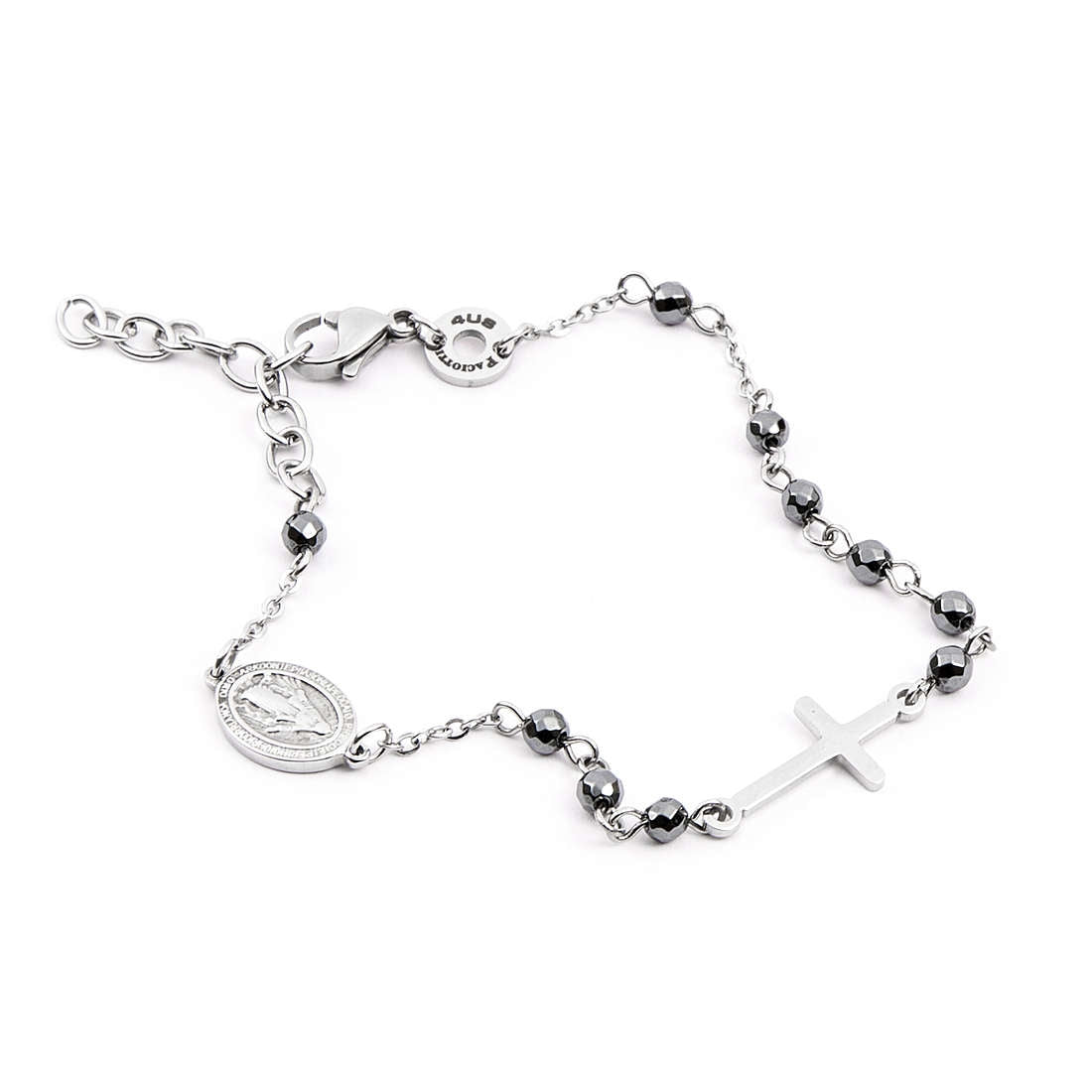 Bracciale Uomo Acciaio 4US Cesare Paciotti Rosario  4UBR4049