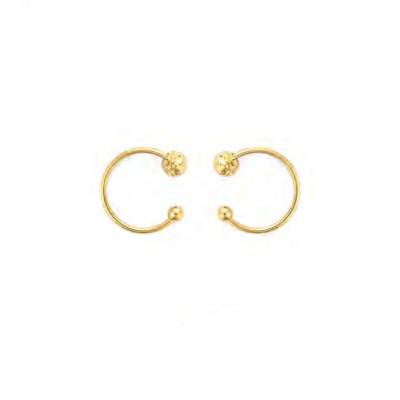 Orecchini Donna 4US Cesare Paciotti Acciaio Semicerchio 4UOR8163W