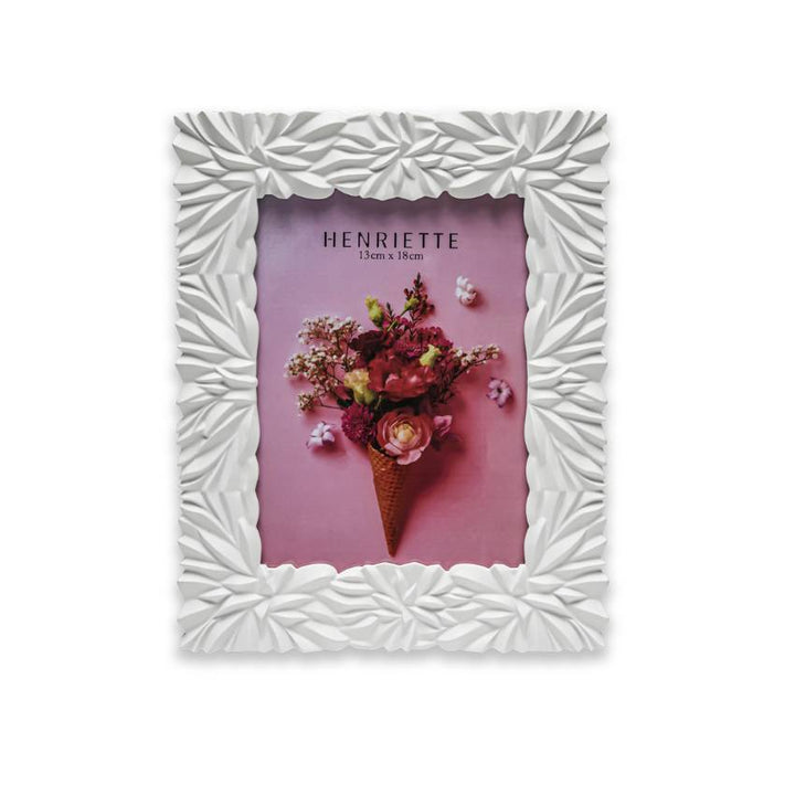 Cornice Henriette Origami Ostuni Bianco 13x18 cm D18796