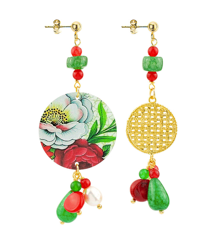 Orecchini Donna Lebole Circle Piccolo Fiore MM.DP/OR.61