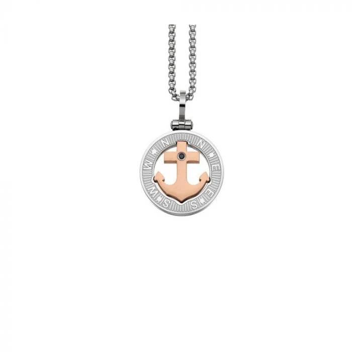 Collana Uomo Zancan simbolo Ancora  UHC014